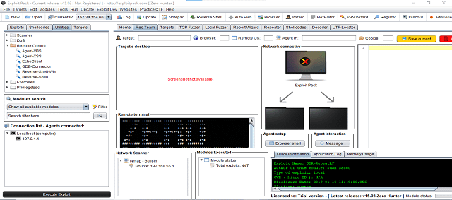 Exploit Pack Security professionals Tool